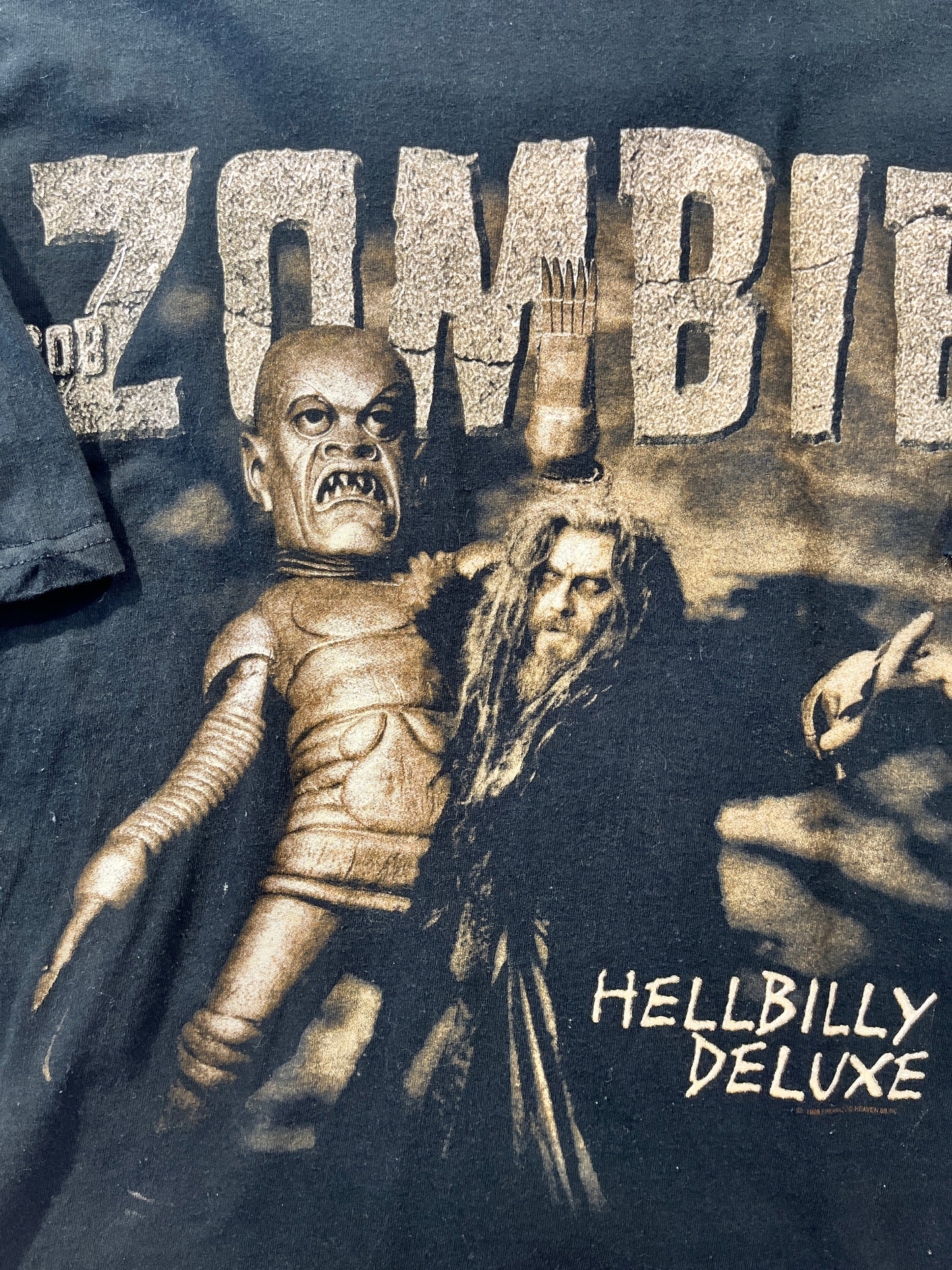 Vintage Rob Zombie T-Shirt Hellbilly Deluxe 1998
