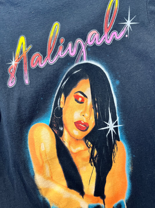 Vintage Aaliyah T-Shirt Band Tee