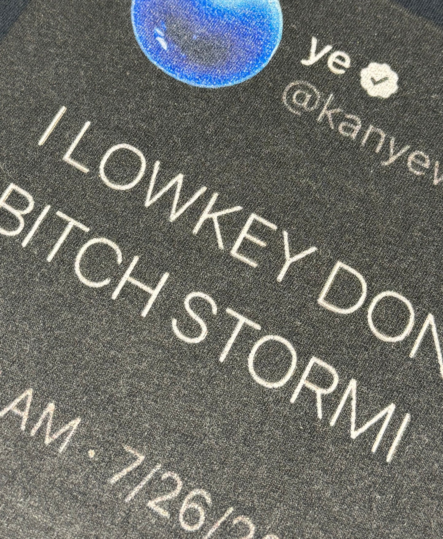 Vintage Kanye West T-Shirt Tweet Stormi