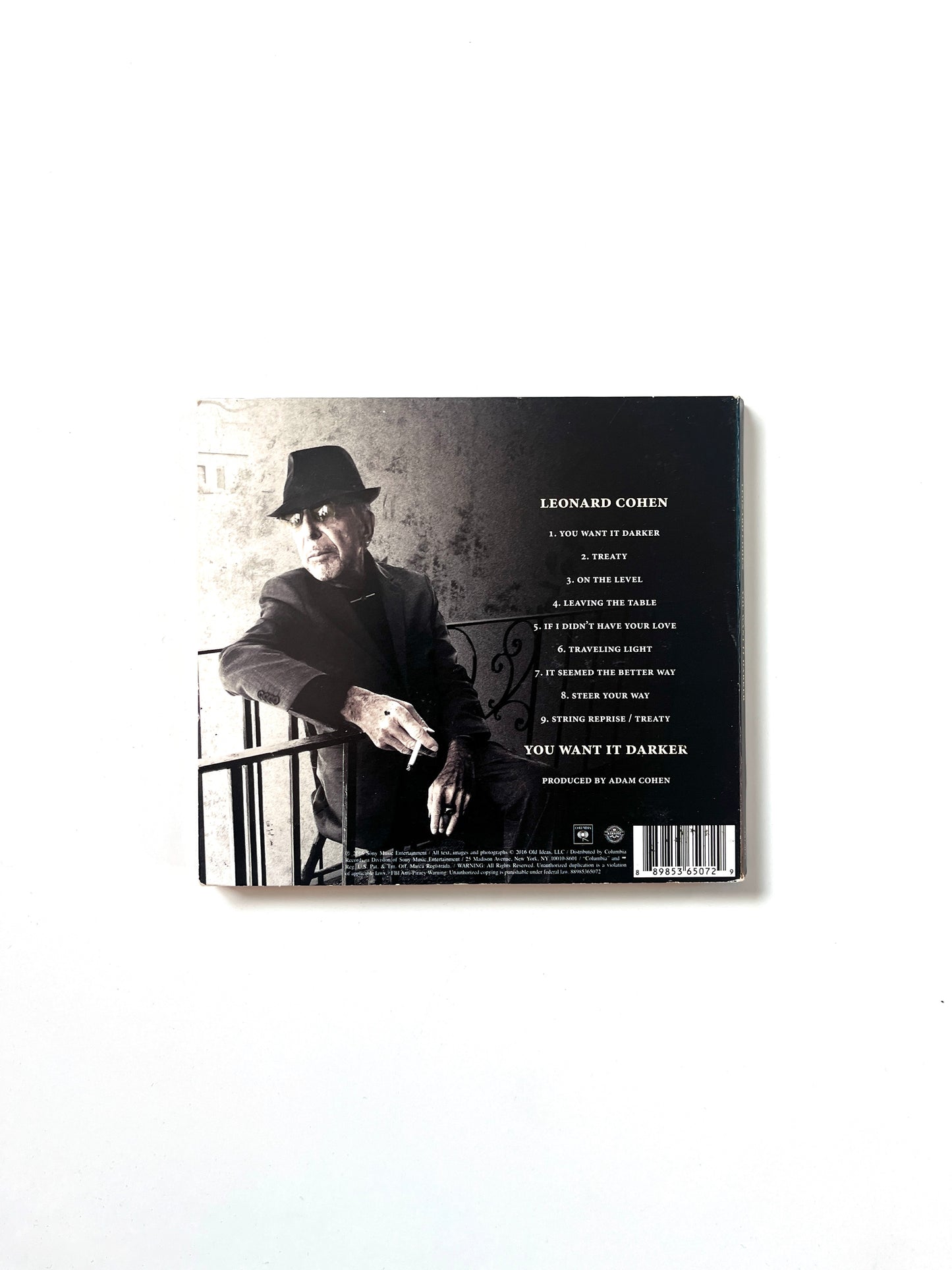 Vintage Leonard Cohen CD You Want It Darker