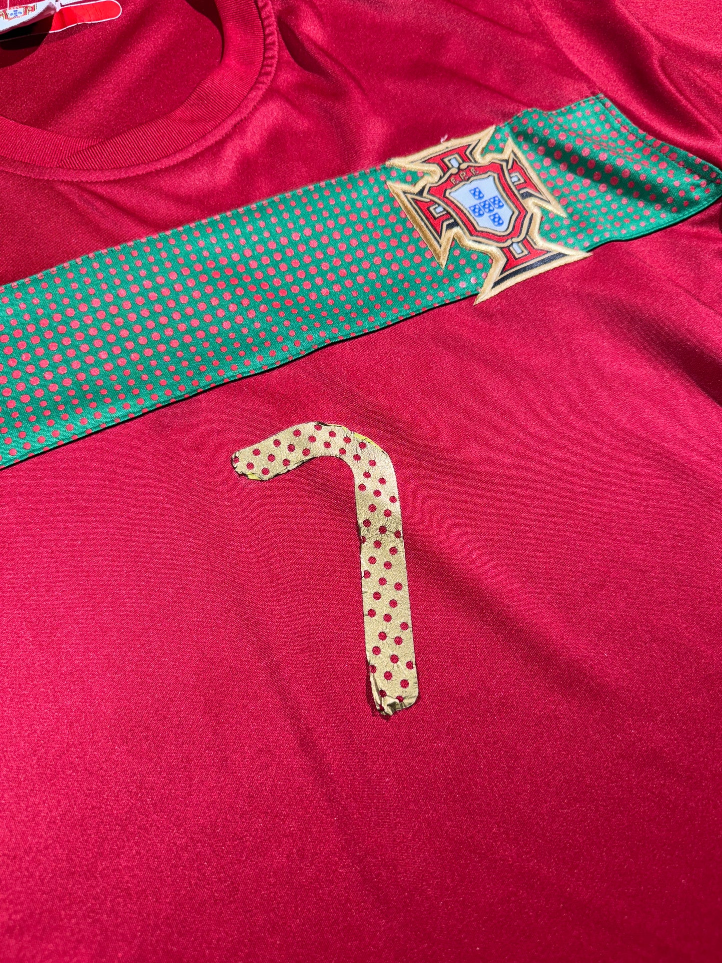 Vintage Portugal Jersey Ronaldo 2010 World Cup Short Sleeve Football Soccer Shirt AS-IS