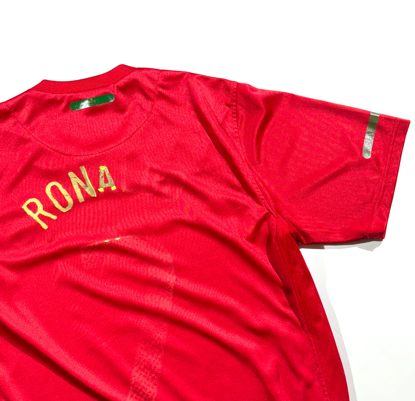 Vintage Portugal Jersey Ronaldo 2010 World Cup Short Sleeve Football Soccer Shirt AS-IS