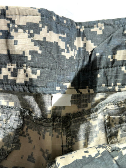 Vintage Camo Pants Army Digital Print Double Knee