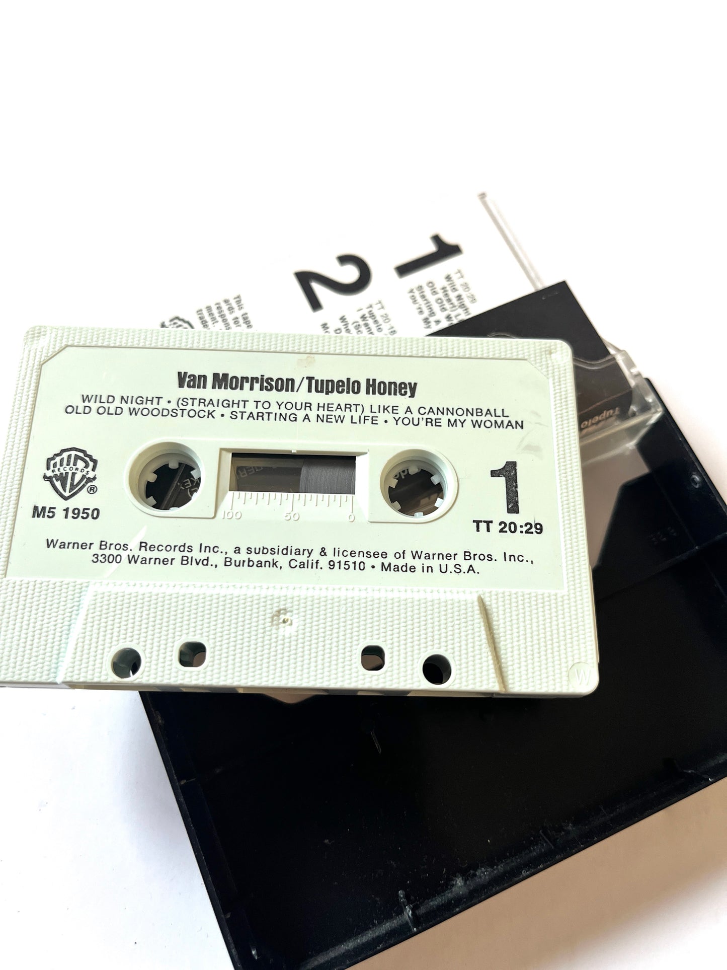 Vintage Van Morrison Cassette Tupelo Honey