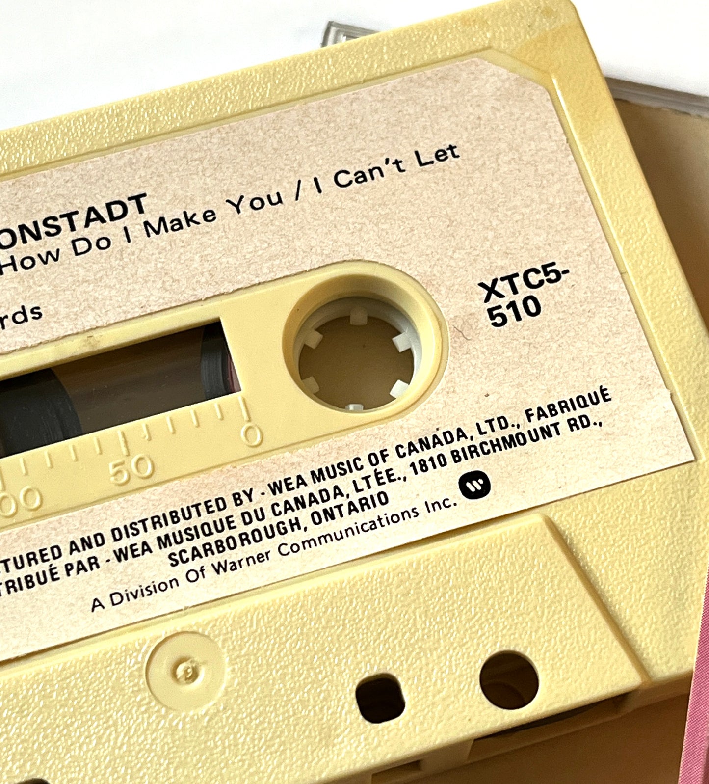 Vintage Linda Ronstadt Cassette Mad Love