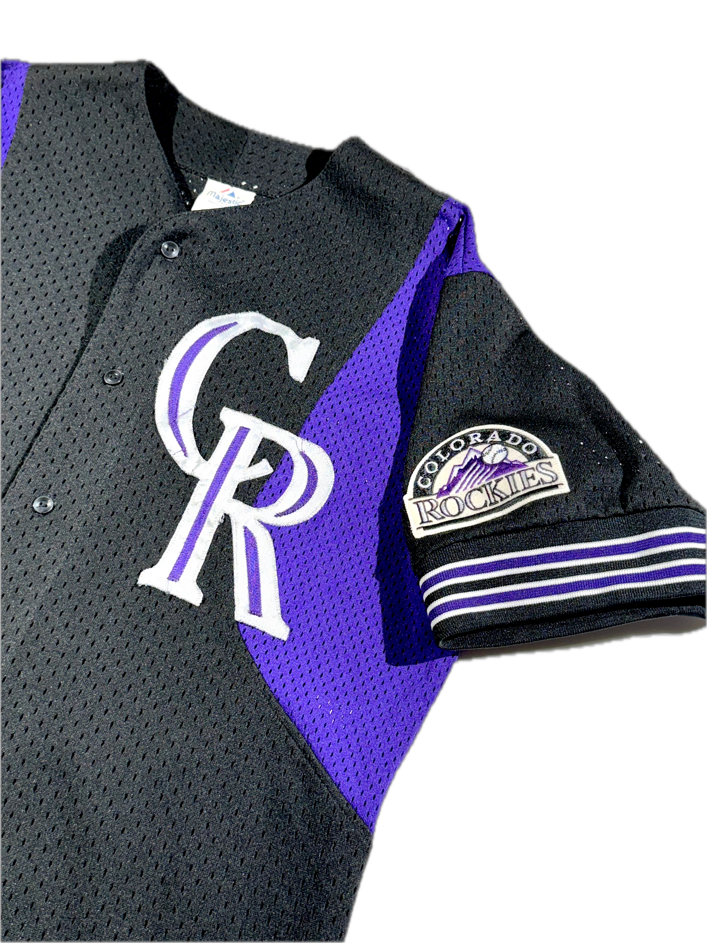 Vintage Colorado Rockies Jersey MLB Baseball EPIC Majestic Cool Base USA Made