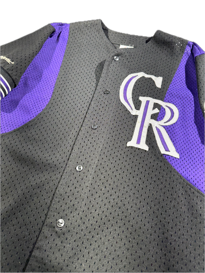 Vintage Colorado Rockies Jersey MLB Baseball EPIC Majestic Cool Base USA Made