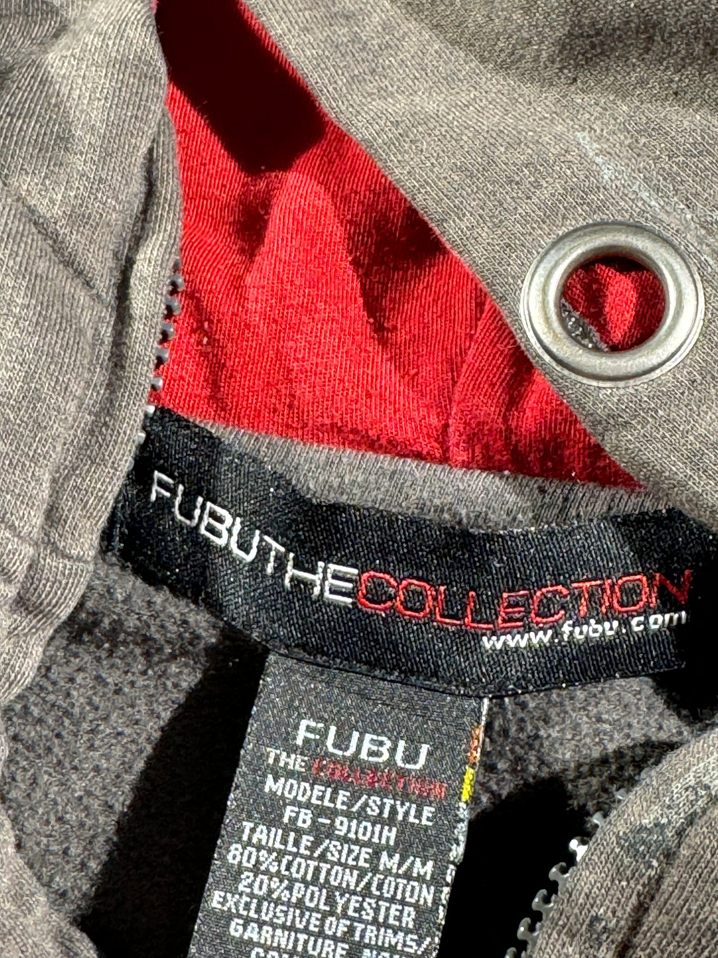 Vintage Fubu Zip Up Hoodie The Collection Y2K