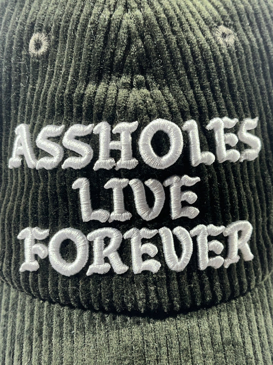 Vintage Assholes Live Forever Hat Adjustable Strap Back