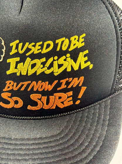 Vintage Indecisive Hat Trucker Cap Snapback