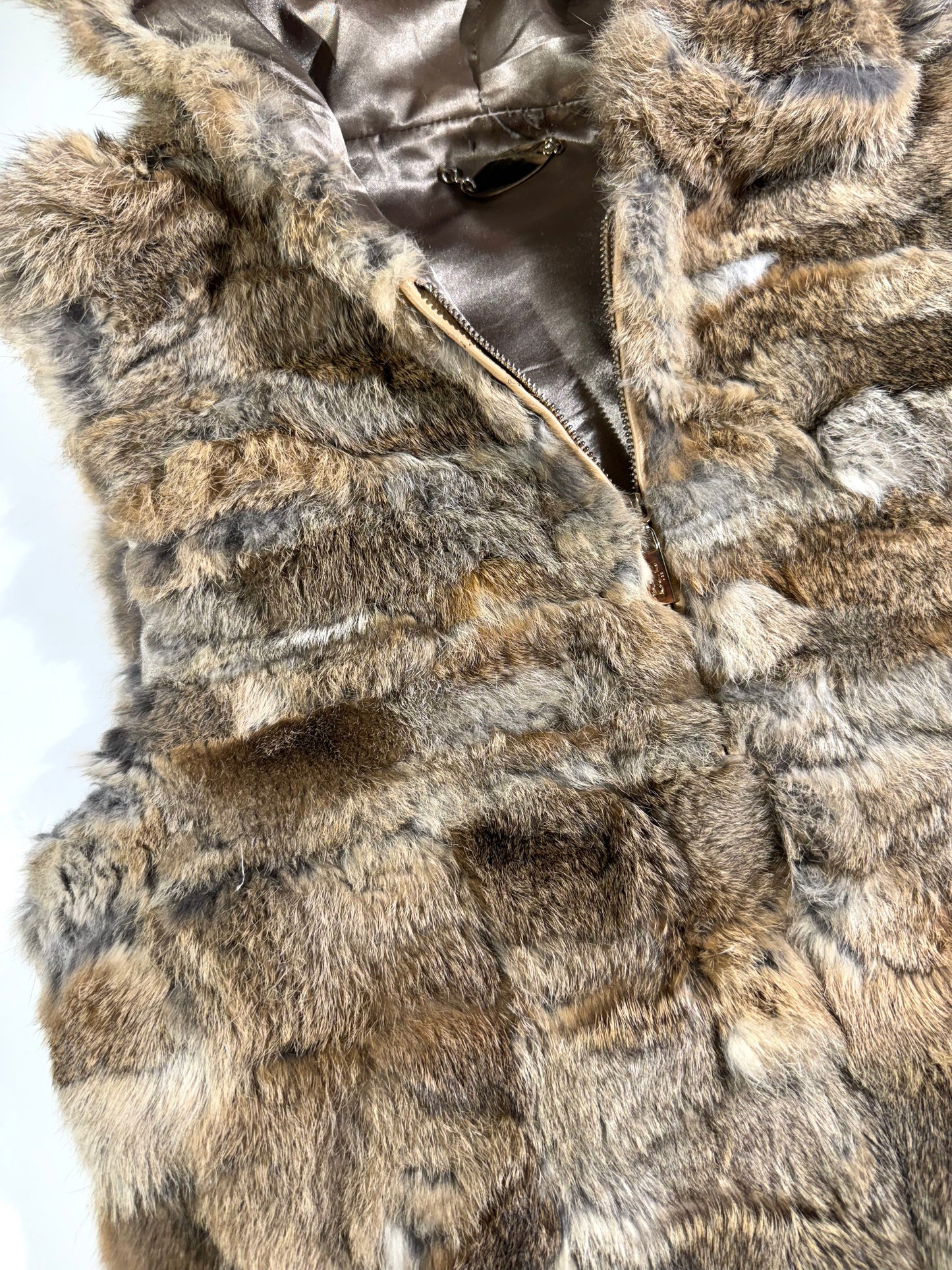 Vintage Rabbit Fur Vest 90's