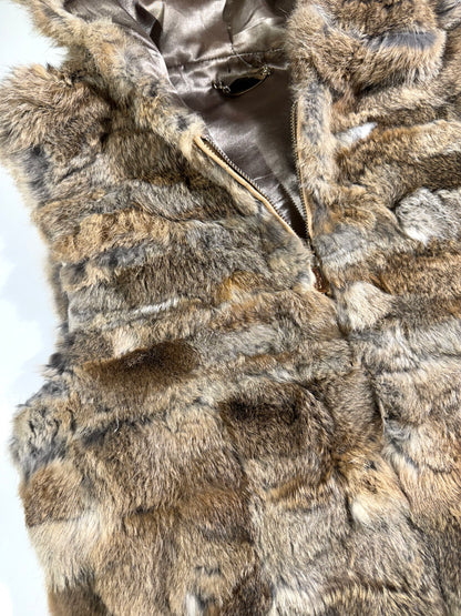 Vintage Rabbit Fur Vest 90's