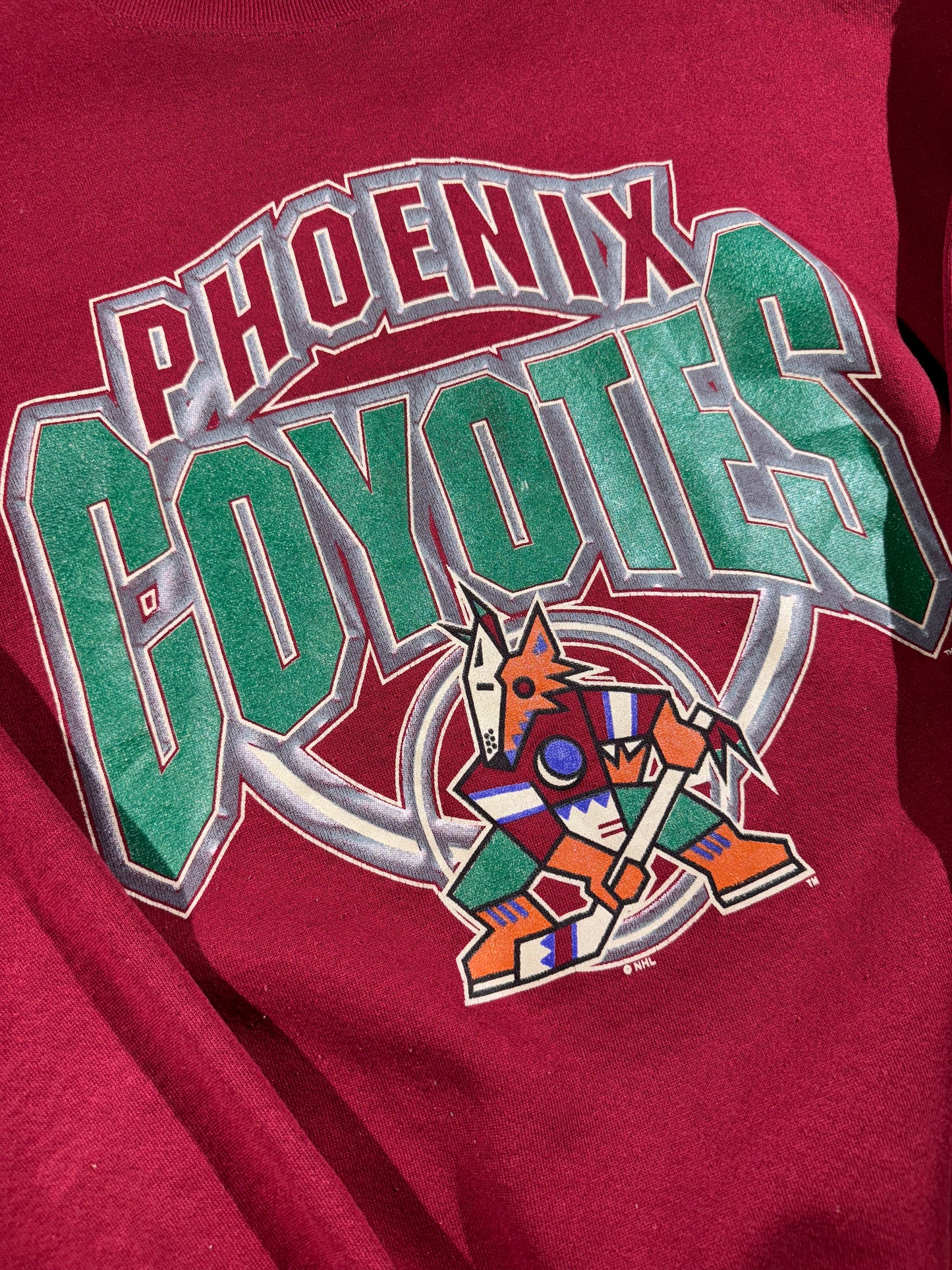 Vintage Phoenix Coyotes Crewneck NHL EPIC