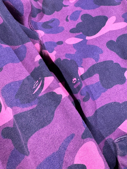 Vintage Bape Hoodie Full Hood Zipper Camo Shark