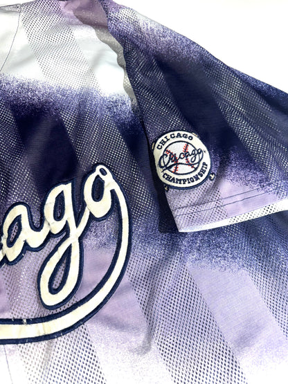Vintage Chicago Baseball Jersey Top Purple Wash