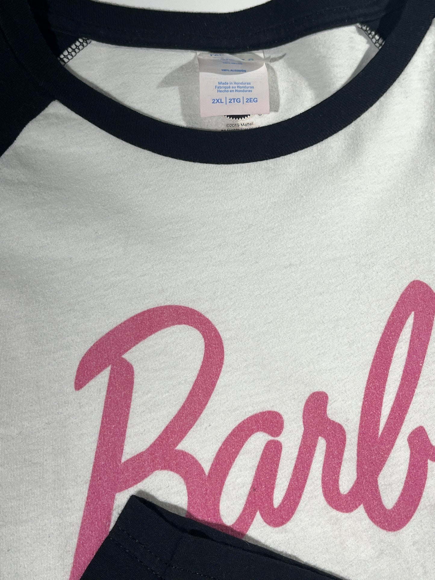 Vintage Barbie T-Shirt Ringer Long Sleeve
