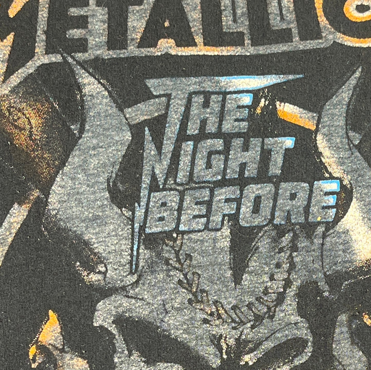 Vintage Metallica T-Shirt The Night Before Tour Cage The Elephant
