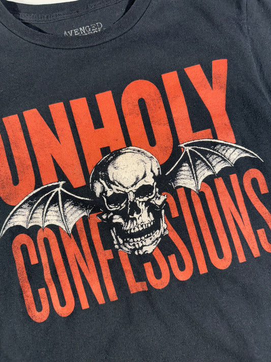 Vintage Avenged Sevenfold T-Shirt Band Tee Unholy Confessions