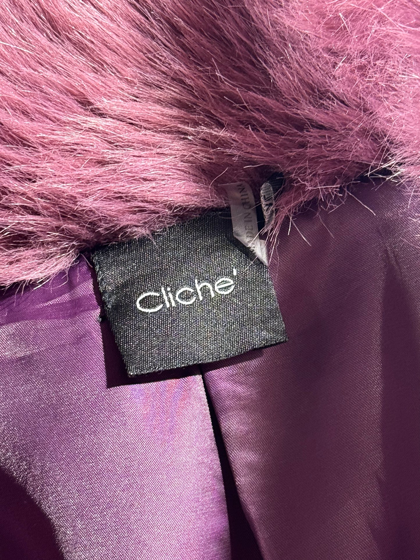 Vintage Cliche Faux Fur Jacket
