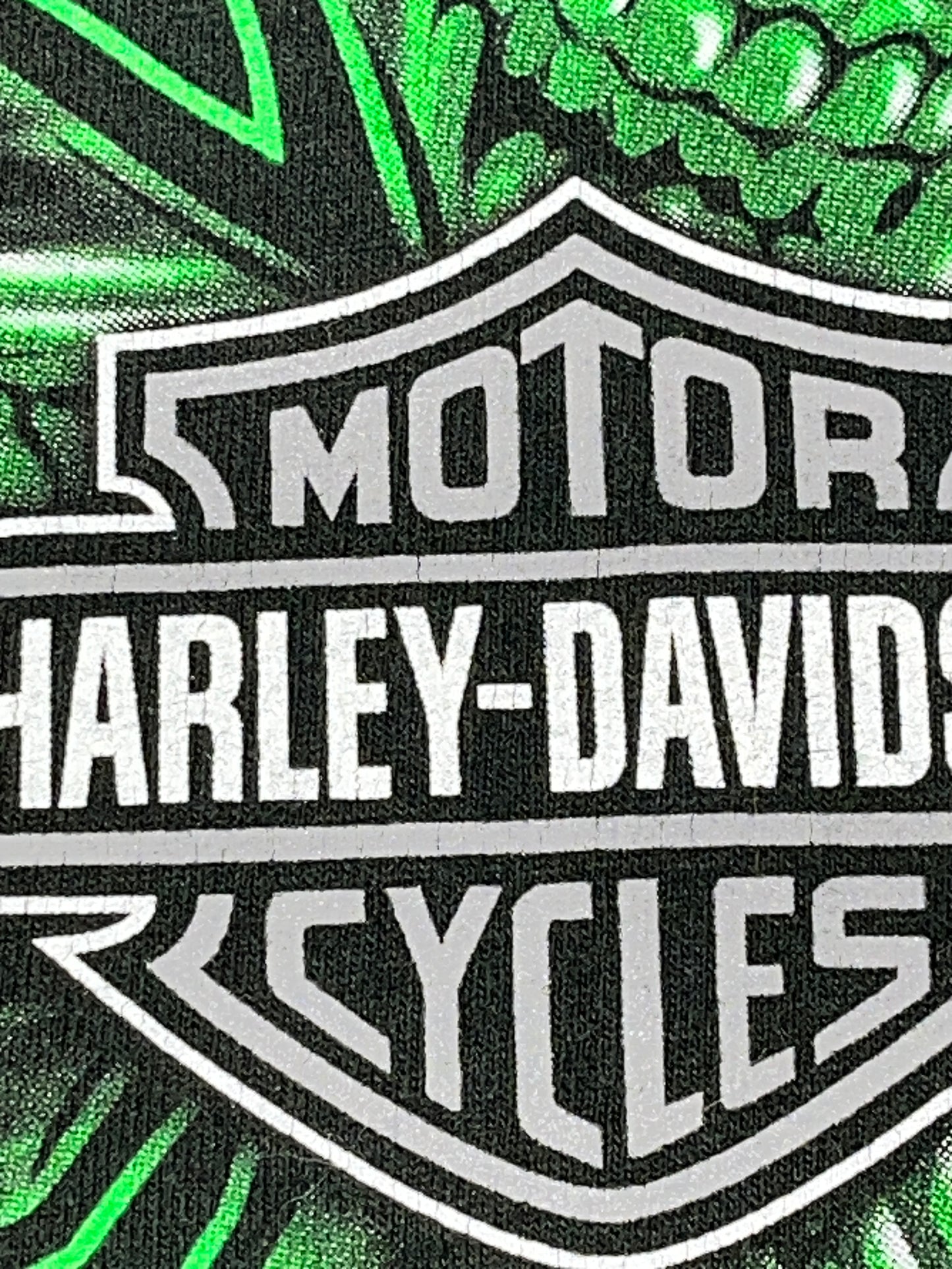 Vintage Harley Davidson T-Shirt Clover Skulls Tacoma USA