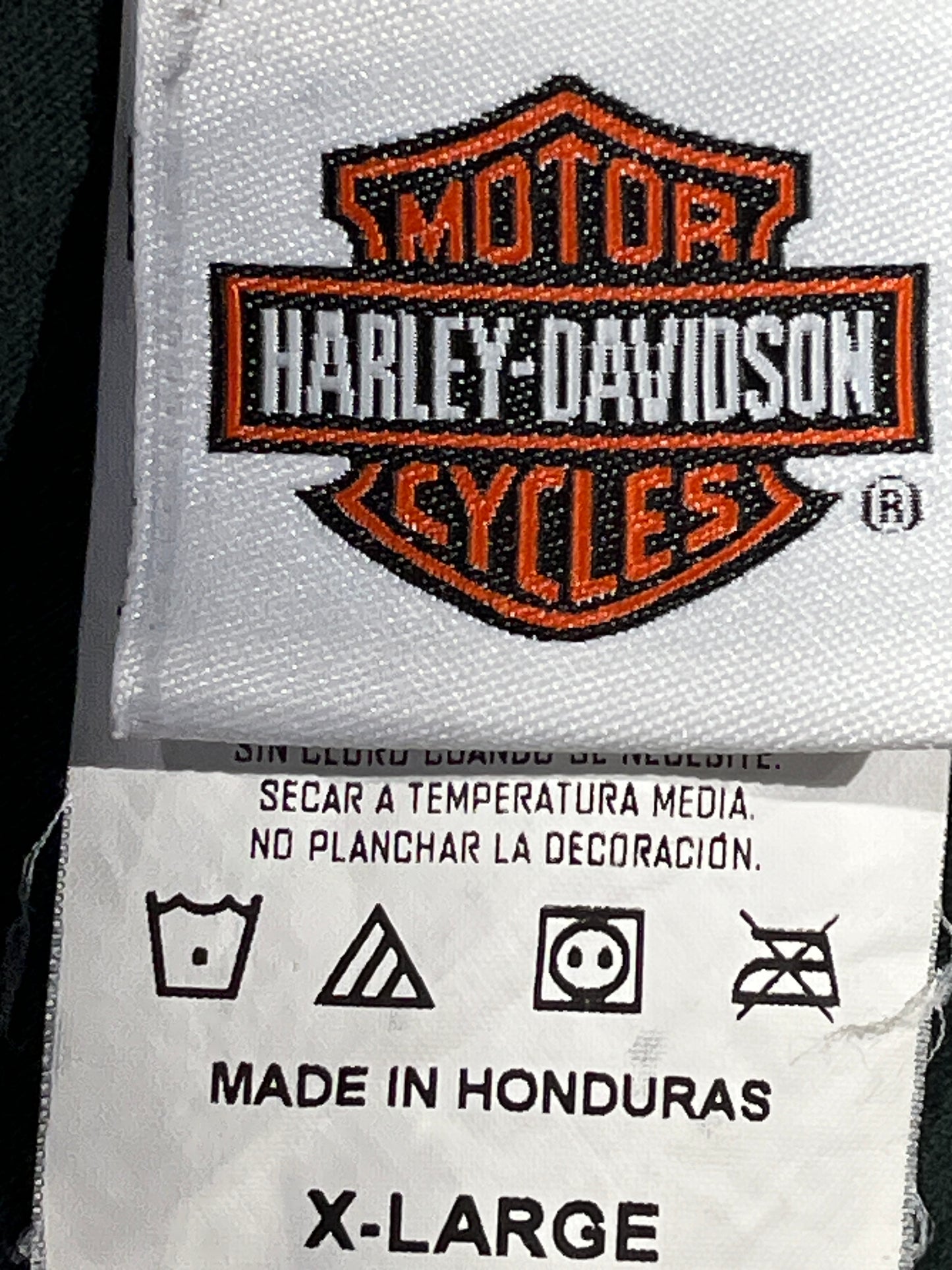 Vintage Harley Davidson T-Shirt Clover Skulls Tacoma USA