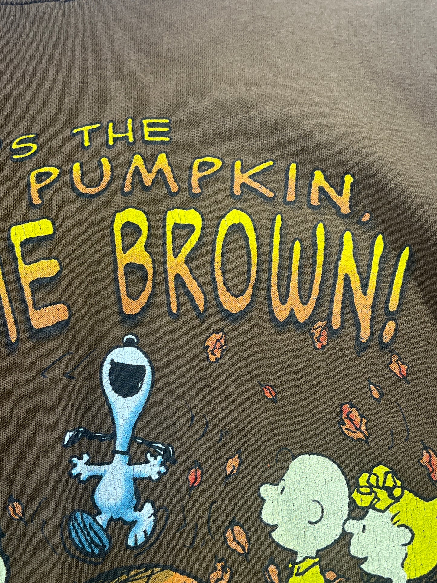 Vintage Charlie Brown T-Shirt Halloween Peanuts