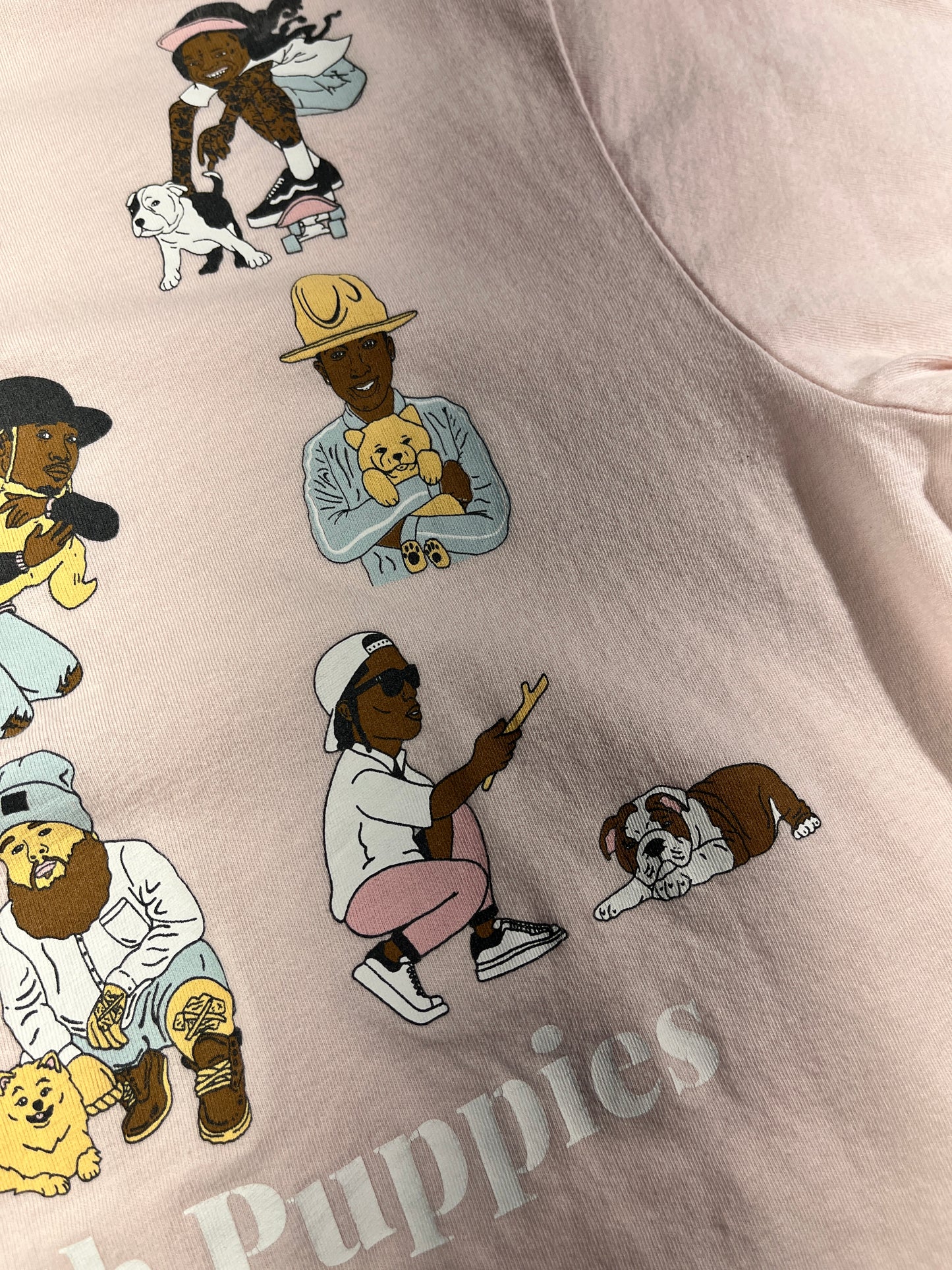 Vintage Rappers With Puppies T-Shirt