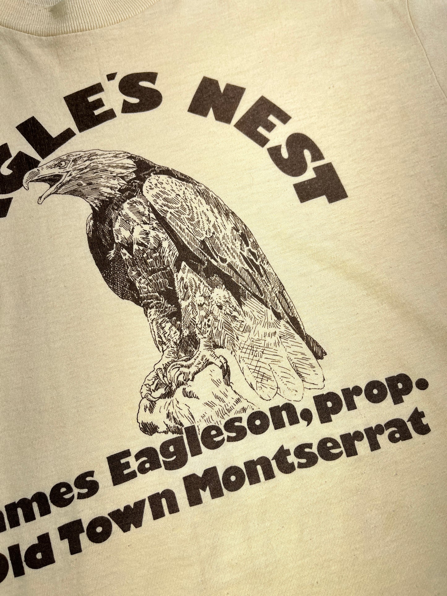 Vintage Eagle's Nest T-Shirt True Vintage Single Stitch Tee Animal