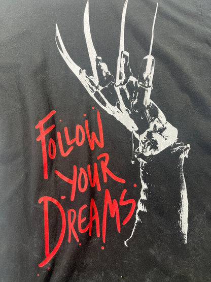 Vintage Freddie Krueger T-Shirt Follow Your Dreams Halloween