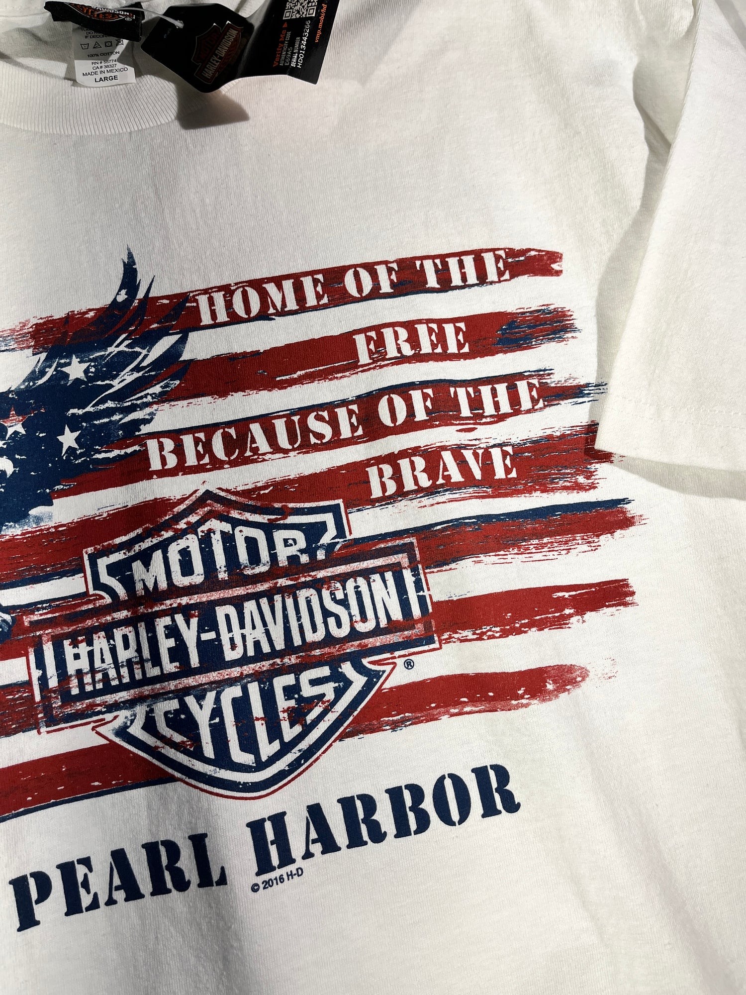 pearl harbor harley davidson t shirt