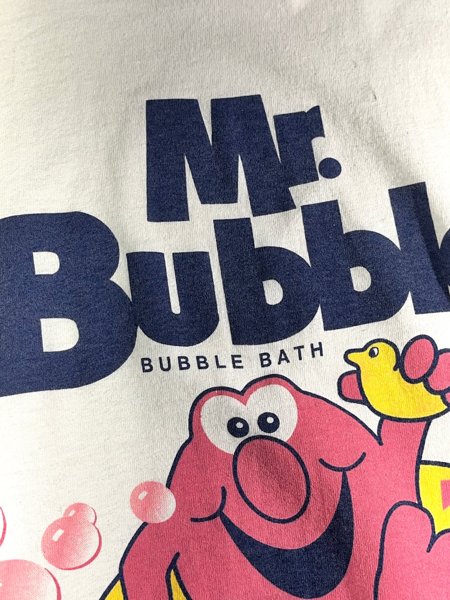 Vintage Mr. Bubble T-Shirt USA Made Ringer 1995