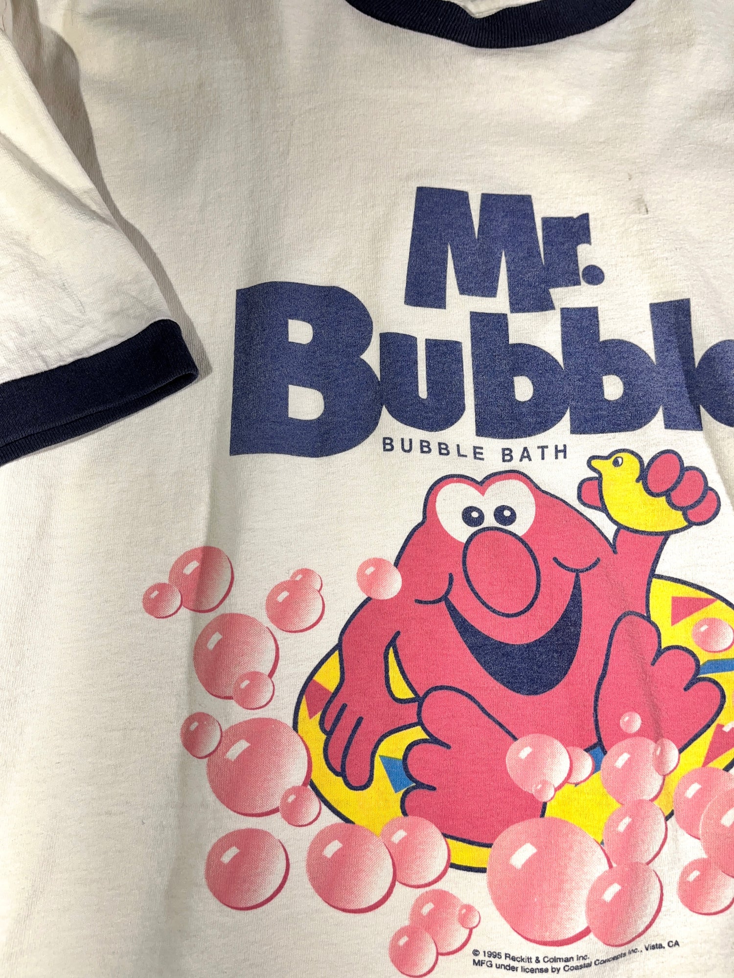 Vintage Mr. Bubble T-Shirt USA Made Ringer 1995 – Glorydays Fine Goods