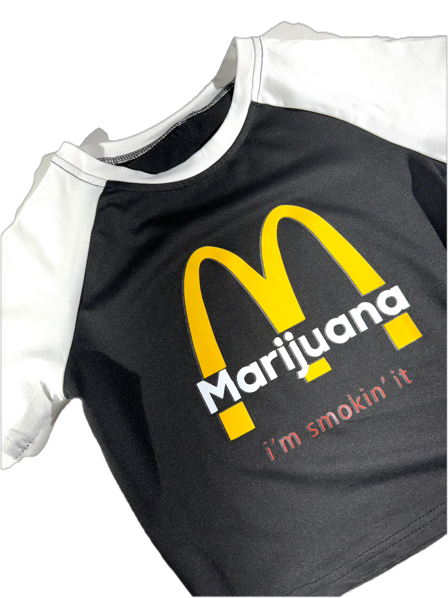 Marijuana McDonalds Baby Tee