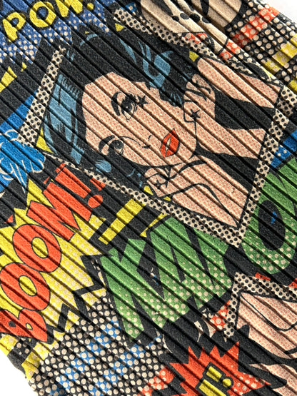 Vintage Pop Art Dress Comic Book Superhero