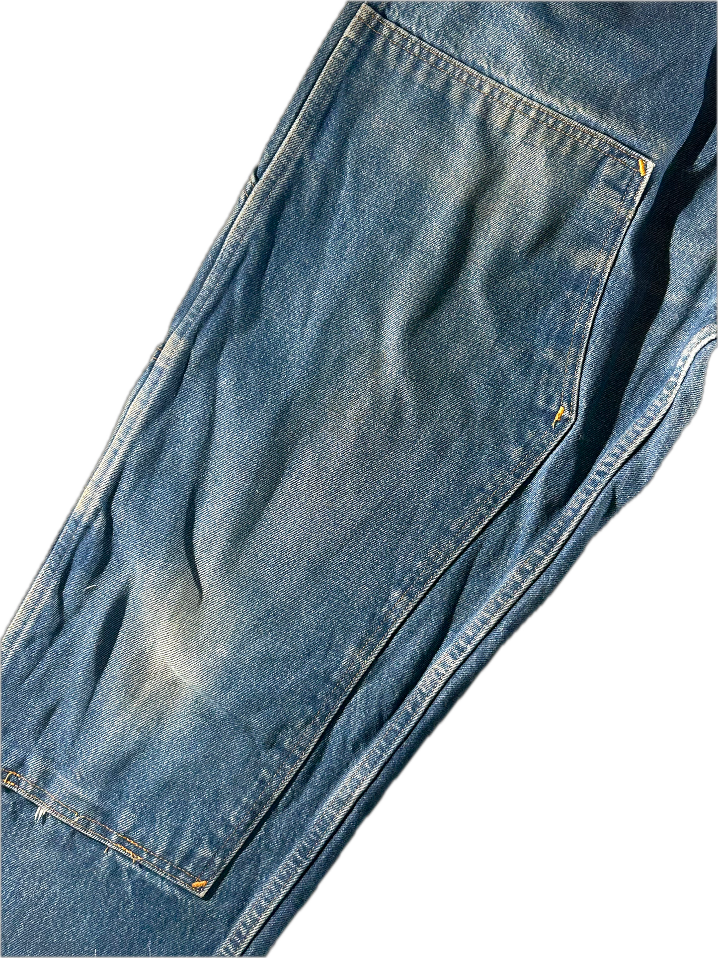 Vintage Prison Blues Denim Jeans Double Knees USA Made