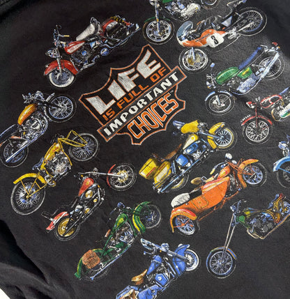 Vintage Life Is Full Of Important Choices T-Shirt Motorcycles EPIC