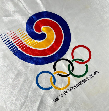 Vintage Seoul Olympic Silk Scarf 1988