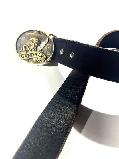 Vintage Gandalf Belt & Belt Buckle LOTR Heirloom