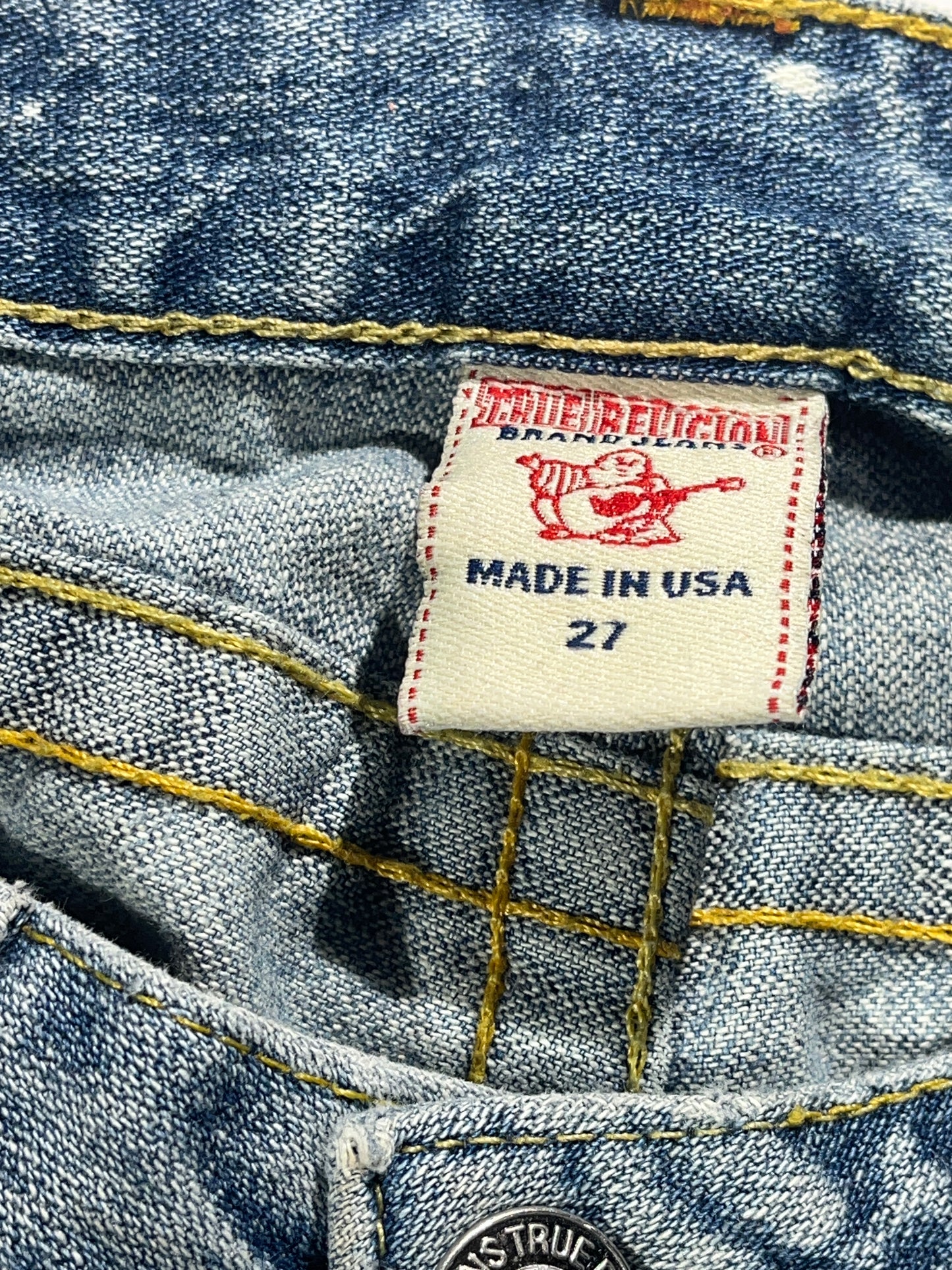 Vintage True Religion Denim Jeans Acid Distressed