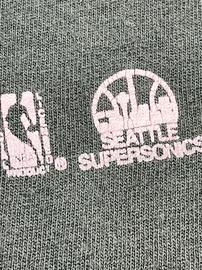 Vintage Seattle Sonics T-Shirt NBA Men Of Steel