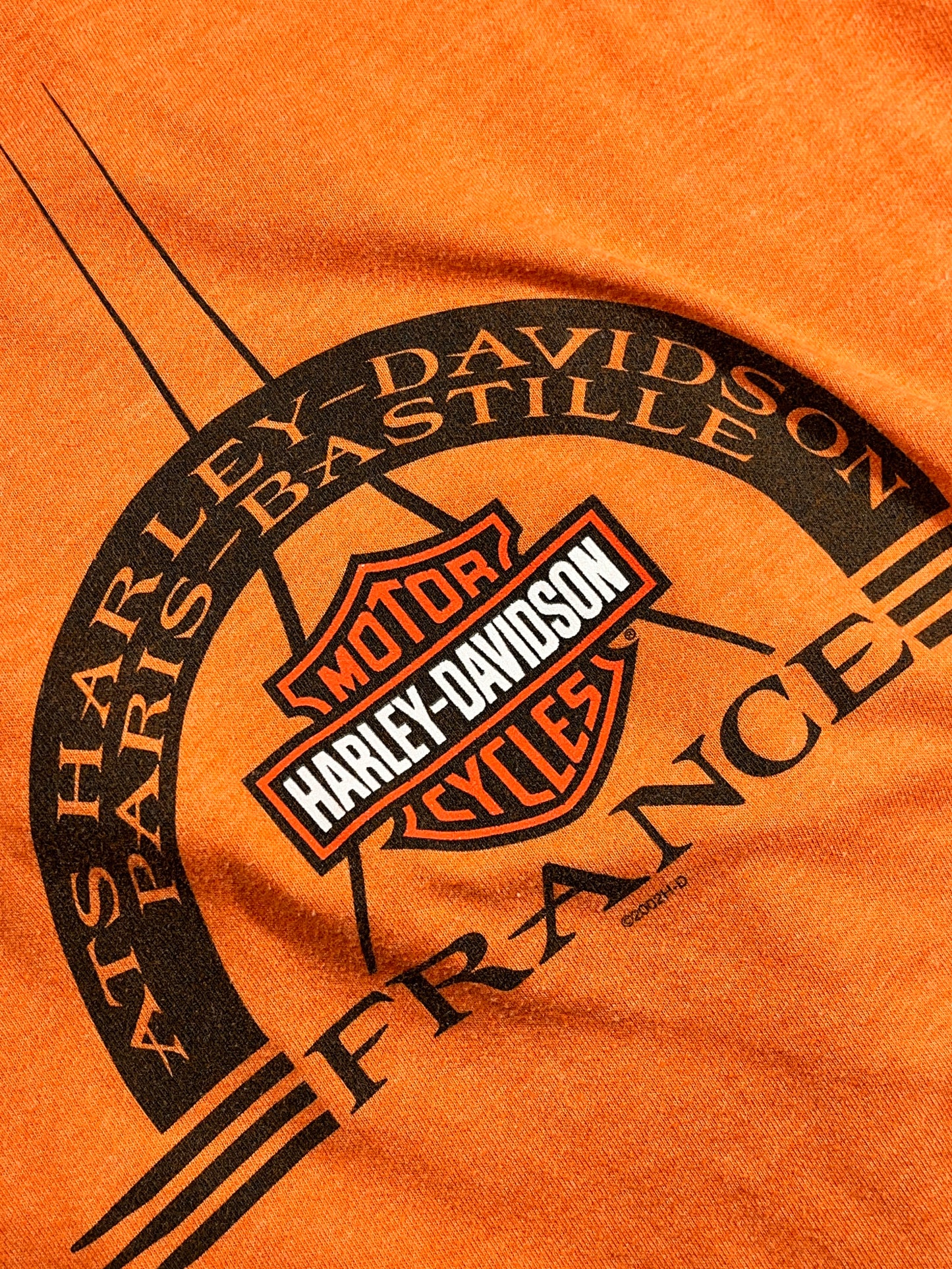 Vintage Harley Davidson T-Shirt Long Sleeve Top France