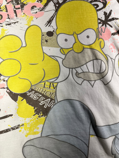 Vintage Homer Simpson T-Shirt The Simpsons TV Show Tee Disney