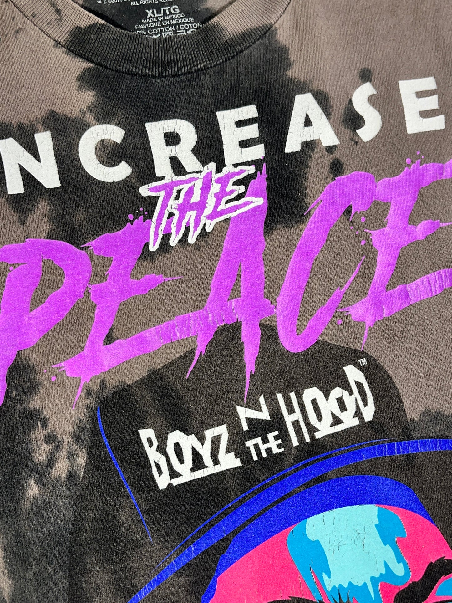 Vintage Ice Cube T-Shirt Boyz In The Hood Tee Increase The Peace Acid Wash
