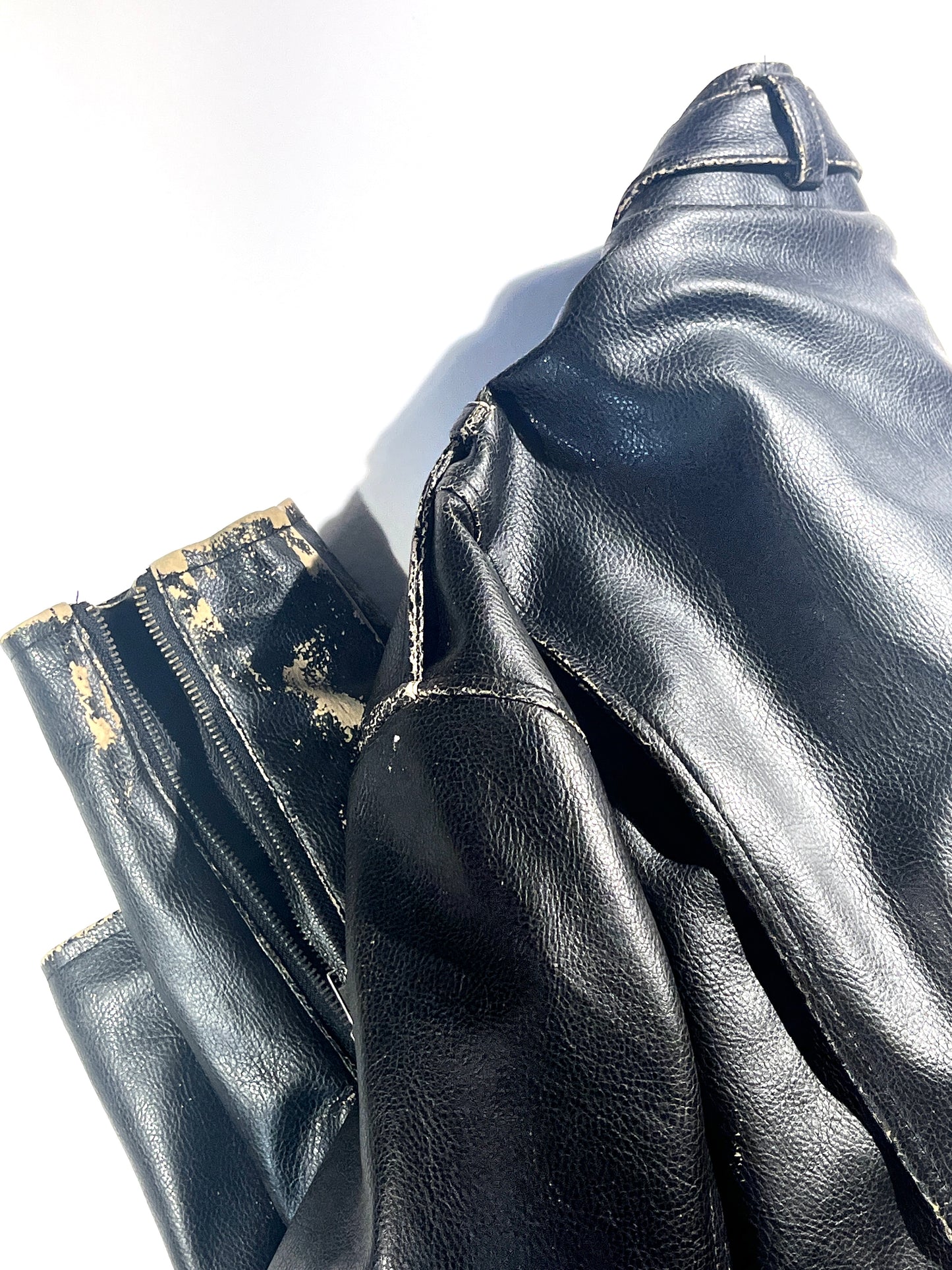 Vintage Leather Jacket Y2K Epic Cut