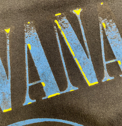 Vintage Nirvana T-Shirt Band Tee Smiley Face