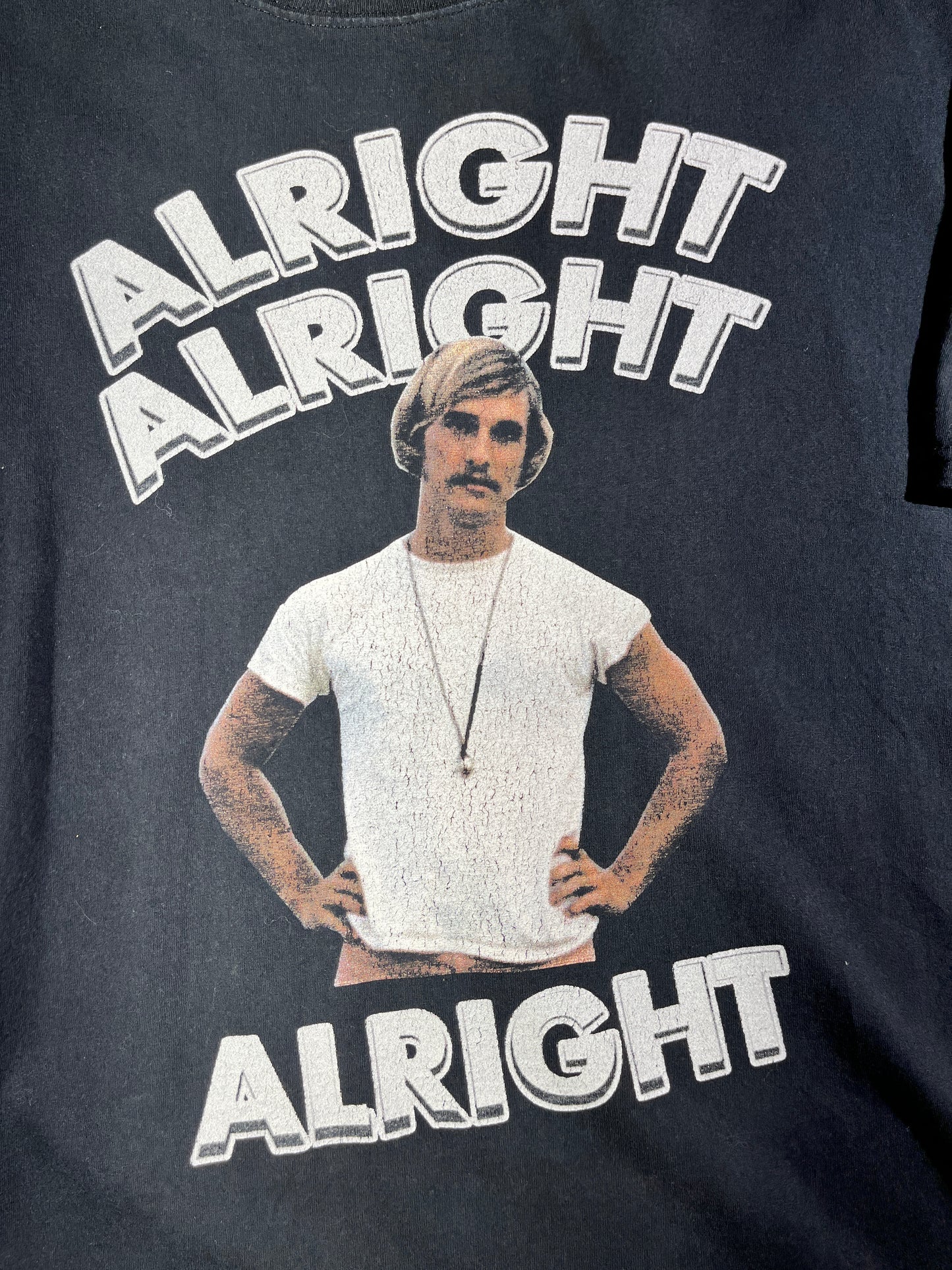 Vintage Matthew McConaughey T-Shirt Alright Alright Alright