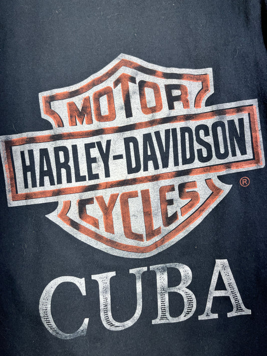 Vintage Harley Davidson Tank Top Cuba Tee