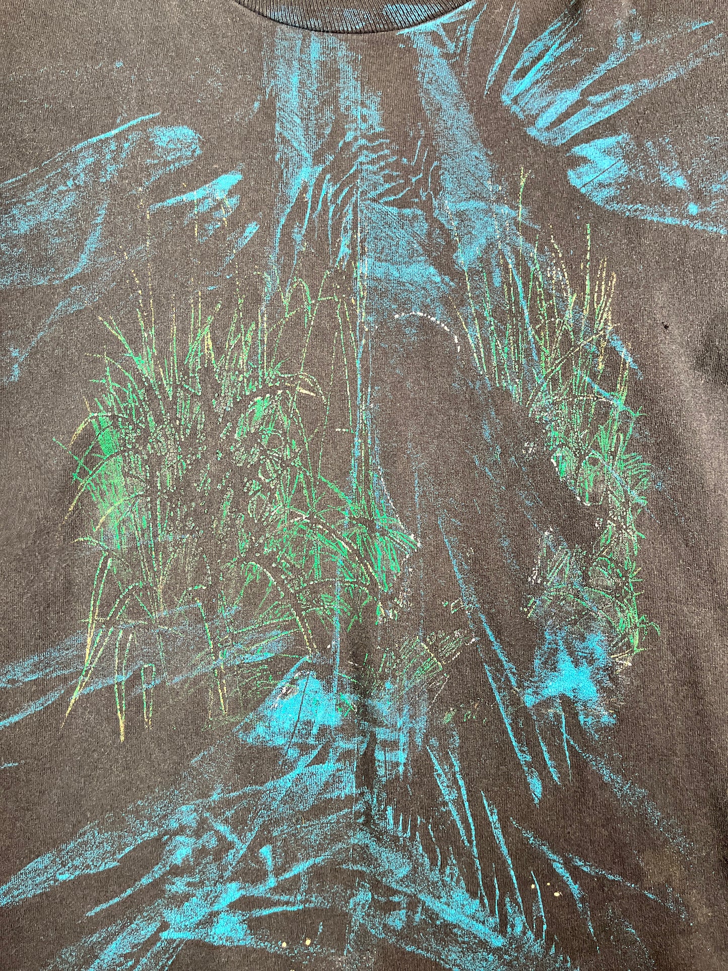 Vintage Art T-Shirt Nature Wildlife 90's