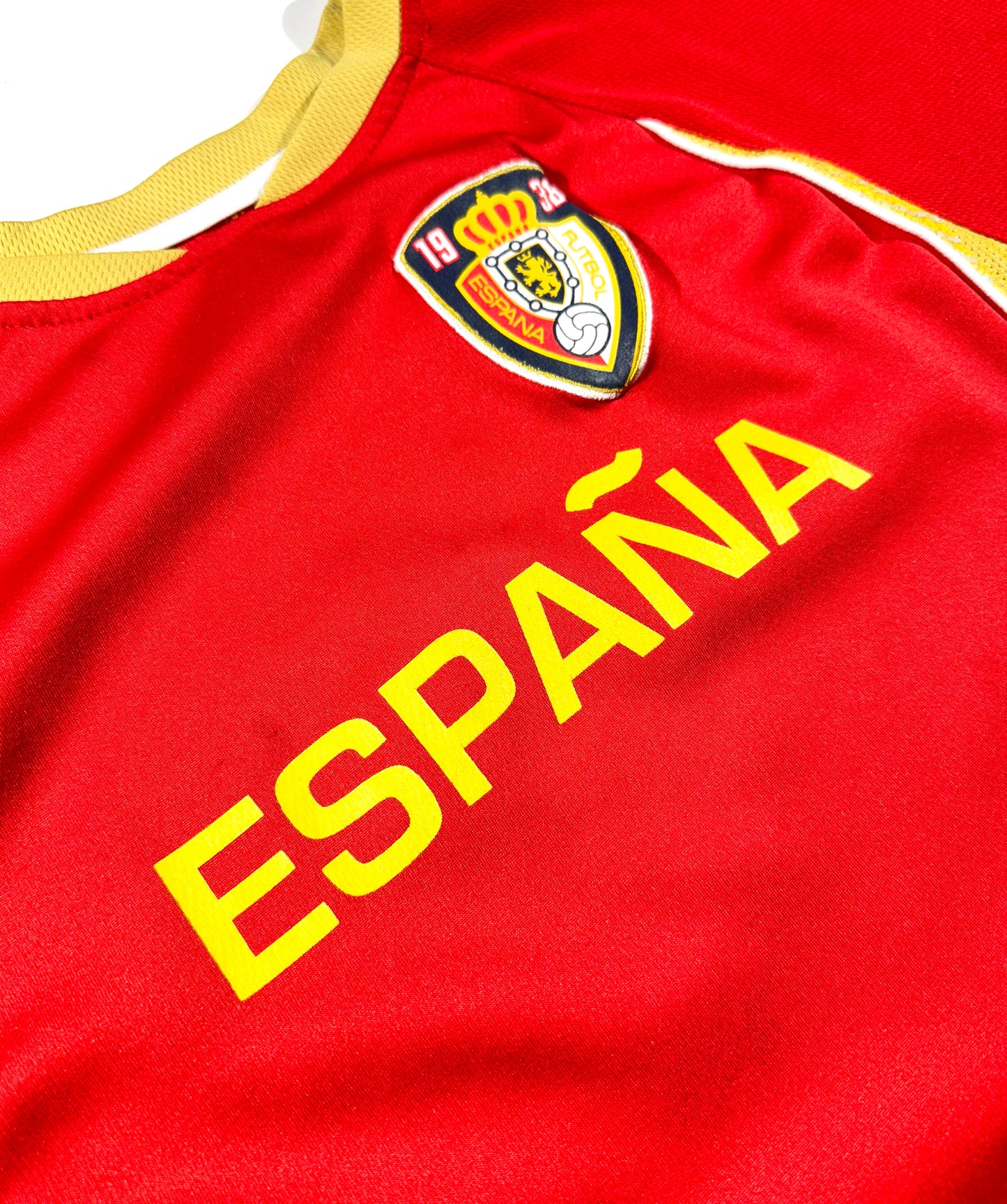 Vintage Spain Soccer Jersey Top Espana FIFA Football