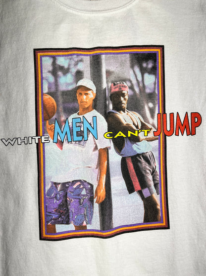 Vintage White Men Can't Jump T-Shirt Tank Top